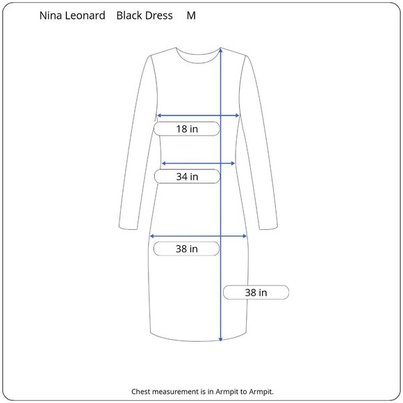 Nina Leonard Bodycon Dress M Faux Fur Bell Sleeve Elegant Stretch Cocktail Party - Picture 2 of 8